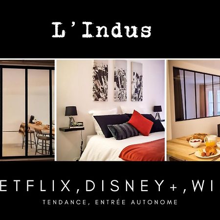 L'Indus 3 Etoiles Wifi, Netflix, Disney, Coeur De Bastide Villefranche-de-Rouergue Eksteriør billede